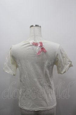 画像3: axes femme / レトロスイーツプリントTシャツ  アイボリー I-26-03-16-022-AX-TO-SA-ZI