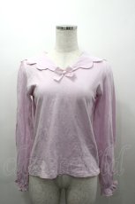 画像1: Nile Perch / スカラップセーラー襟カットソー  ピンク I-26-03-16-024-LO-TO-SA-ZI (1)