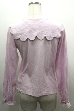 画像5: Nile Perch / スカラップセーラー襟カットソー  ピンク I-26-03-16-024-LO-TO-SA-ZI