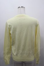 画像3: Nile Perch / パジャマくまハートワッペンニットカーディガン  イエロー I-26-03-16-025-LO-TO-SA-ZI (3)