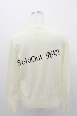 画像3: Nile Perch / パジャマくまハートワッペンニットカーディガン  イエロー I-26-03-16-025-LO-TO-SA-ZI