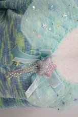 画像2: Nile Perch / スターシフォン襟&スターボタンニットカーディガン  ミント I-26-03-16-027-LO-TO-SA-ZI (2)