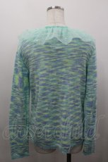 画像3: Nile Perch / スターシフォン襟&スターボタンニットカーディガン  ミント I-26-03-16-027-LO-TO-SA-ZI (3)