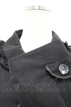 画像2: MILK / ビクトリアントレンチコート  黒 I-26-03-19-031-ML-CO-SA-ZI