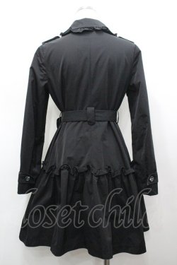 画像3: MILK / ビクトリアントレンチコート  黒 I-26-03-19-031-ML-CO-SA-ZI