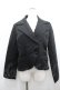 画像1: MIHO MATSUDA / ナナメボタンジャケット  黒 I-26-03-19-033-GO-JA-SA-ZI (1)