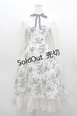 画像1: Victorian maiden / アンティークロココブーケドールドレス  アイボリーＸ青 I-26-03-19-035-CL-OP-SA-ZI