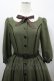 画像2: Innocent World / ハートボタンワンピース  グリーン I-26-03-19-038-IW-OP-SA-ZI (2)