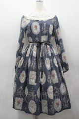 Melody BasKet / Angel laceワンピース  グレー I-26-03-19-040-LO-OP-SA-ZI