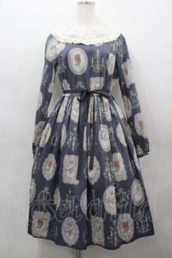 画像1: Melody BasKet / Angel laceワンピース  グレー I-26-03-19-040-LO-OP-SA-ZI