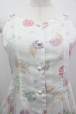 画像2: Emily Temple cute / Mystical Seaフレアワンピース  白 I-26-03-19-042-ET-OP-SA-ZI (2)