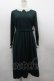 画像2: an another angelus / ベルト付きワンピース  緑Ｘアイボリー I-26-03-19-048-CA-OP-SA-ZI (2)