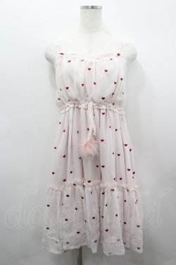 画像1: Lolime / Lingerie GRRRLキャミワンピース  ピンクｘ赤 I-26-03-19-050-LO-OP-SA-ZI