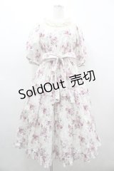 Victorian maiden / ロココブーケレーシードールドレス  白ｘピンク I-26-03-19-051-CL-OP-SA-ZI