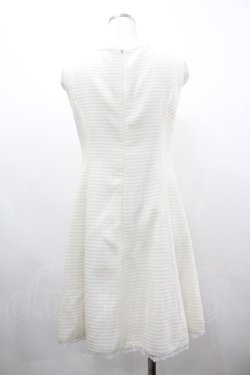 画像2: LODISPOTTO / ラメツイードフリルジャンパースカート  白 I-26-03-19-052-LO-OP-SA-ZI