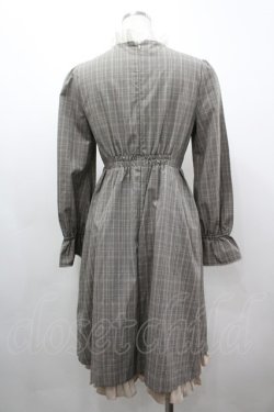 画像2: LODISPOTTO / ロイヤルフリルワンピース  ブラウンチェックｘ白 I-26-03-19-054-LO-SK-SA-ZI