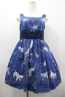 画像1: MILK / ホロスコープドレス  ネイビー I-26-03-19-069-ML-OP-SA-ZI