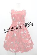 MILK / マーガレットブロッサムドレス  赤 I-26-03-19-070-ML-OP-SA-ZI