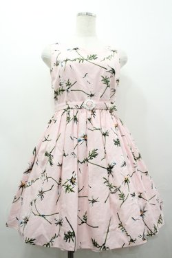 画像1: MILK / マーガレットブロッサムドレス  ピンク I-26-03-19-074-ML-OP-SA-ZI