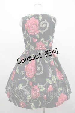 画像2: MILK / ロージーローズclassicドレス  黒 I-26-03-19-075-ML-OP-SA-ZI