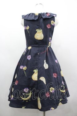 画像2: MILK / ベルベットムーンドレス  ネイビー I-26-03-19-076-ML-OP-SA-ZI