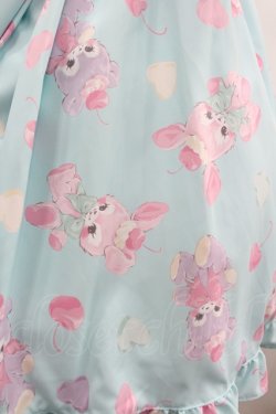 画像3: Chalmiere / FancyDollsジャンパースカート M サックス I-26-03-19-081-0-OP-SA-ZI