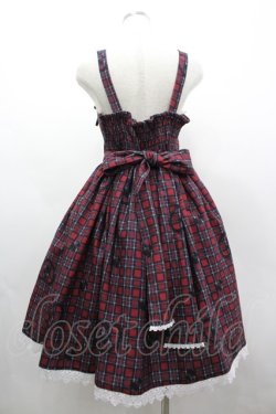 画像2: axes femme kawaii / おさんぽテリア柄ジャンスカ  赤Ｘ黒 I-26-03-19-082-AX-OP-SA-ZI