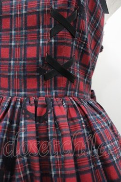 画像3: axes femme kawaii / おさんぽテリア柄ジャンスカ  赤Ｘ黒 I-26-03-19-082-AX-OP-SA-ZI