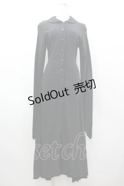 画像1: alice auaa / 変形袖先ロングワンピース 1 黒 I-26-03-19-084-AA-OP-SA-ZI