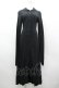 画像1: alice auaa / 変形袖先ロングワンピース 1 黒 I-26-03-19-084-AA-OP-SA-ZI (1)