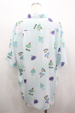 画像3: AXES-X / ゼリープリントアロハシャツ M サックス I-26-03-19-009-LO-BL-SA-ZI