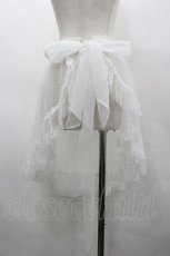 画像2: mellfy memory / Love to Doll tulleエプロン  白 I-26-03-19-091-0-SK-SA-ZI (2)