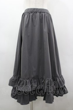 画像1: FLC / 皆方由衣コラボ/ティアードスカート L グレー I-26-03-19-092-LO-SK-SA-ZI