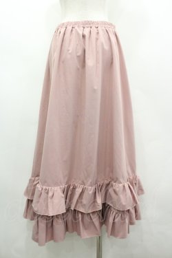 画像2: FLC / 皆方由衣コラボ/ティアードスカート L ピンク I-26-03-19-093-LO-SK-SA-ZI