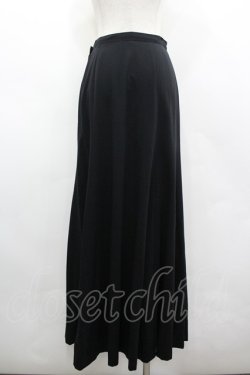 画像2: MIHO MATSUDA / サイド編み上げロングスカート  黒 I-26-03-19-096-GO-SK-SA-ZI