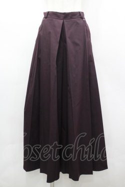 画像1: axes femme POETIQUE / タックデザイン袴パンツ  パープル I-26-03-19-099-AX-PA-SA-ZI