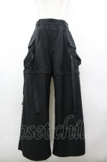 画像1: REZEN / ２ＷＡＹカーゴ袴パンツ M 黒 I-26-03-19-101-LO-PA-SA-ZI (1)