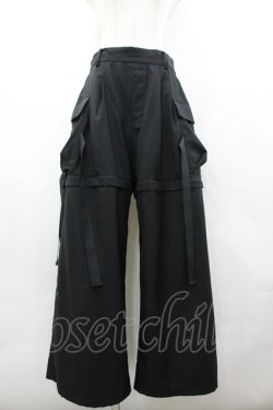 画像1: REZEN / ２ＷＡＹカーゴ袴パンツ M 黒 I-26-03-19-101-LO-PA-SA-ZI