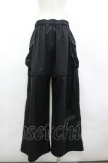 画像2: REZEN / ２ＷＡＹカーゴ袴パンツ M 黒 I-26-03-19-101-LO-PA-SA-ZI (2)
