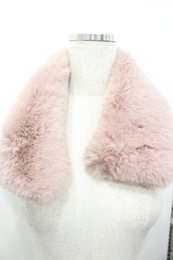 画像3: axes femme / パールツ付きマグネットティペット  ピンク I-26-03-19-105-AX-ZA-SA-ZI