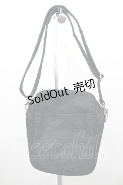 画像2: Maison de FLEUR / ロゴ刺繍レースショルダーバッグ  黒 I-26-03-19-107-LO-BG-SA-ZI