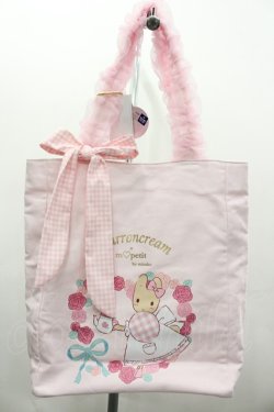 画像1: m petit by misako / AM*リボンツキトート  ピンク I-26-03-19-109-LO-BG-SA-ZI