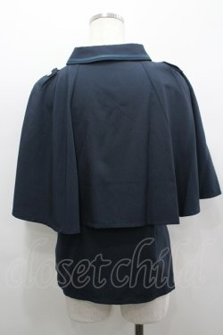 画像3: axes femme POETIQUE / バックレースアップロングブラウス  ネイビー I-26-03-19-011-AX-BL-SA-ZI