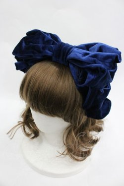画像3: Hoshibako Works / お人形風ラッピングリボンカチューシャ  青 I-26-03-19-114-LO-AC-SA-ZI