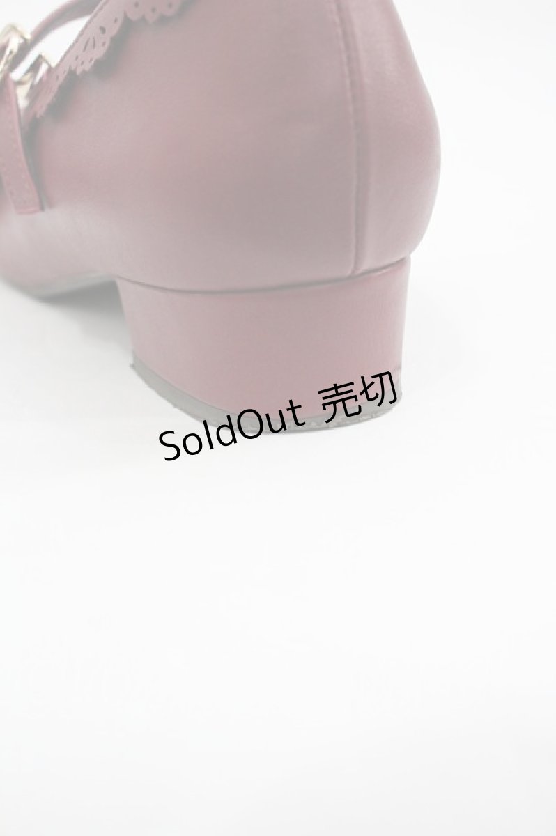 画像4: axes femme kawaii / クロスベルトリボンパンプス L ボルドー I-26-03-19-123-AX-SH-SA-ZI (4)