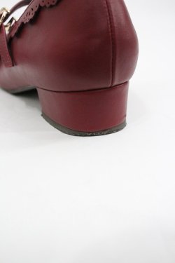 画像4: axes femme kawaii / クロスベルトリボンパンプス L ボルドー I-26-03-19-123-AX-SH-SA-ZI
