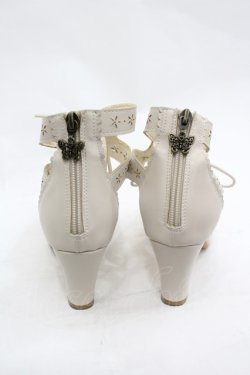 画像2: axes femme / カットワークレースサンダル M アイボリー I-26-03-19-125-AX-SH-SA-ZI