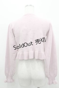画像3: Chalmiere / いちご刺繍ニットボレロ M ピンク I-26-03-19-013-0-TO-SA-ZI