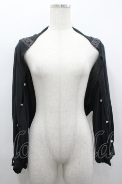 画像1: axes femme / 巻き薔薇パールボレロ  黒 I-26-03-19-015-AX-TO-SA-ZI