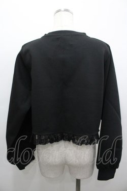 画像3: m petit by misako / MSKバラBフリルボレロ L 黒 I-26-03-19-021-LO-TO-SA-ZI